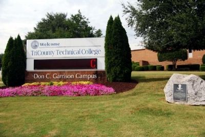 Dr. Don C. Garrison Marker and Sign image. Click for full size.