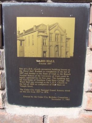 Ward Hall Marker image. Click for full size.
