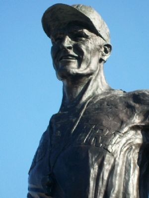 Don Faurot Statue Detail image. Click for full size.