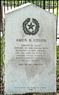 Amos B. Edson Marker image. Click for full size.