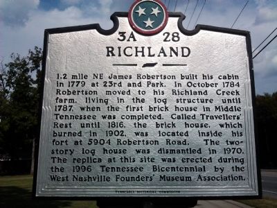 Richland Marker. Click for full size. Richland Marker image. Click for full size.