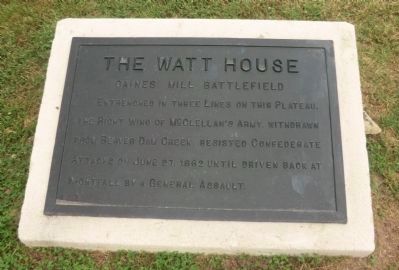 The Watt House Marker image. Click for full size.