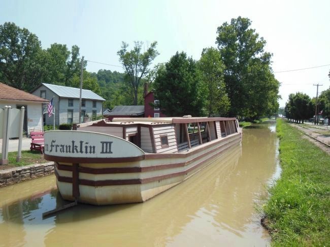 Ben Franklin III Canal Boat Stern image. Click for full size.