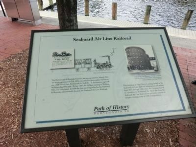 Seaboard Air Line Railroad Marker. Click for full size. Seaboard Air Line Railroad Marker image. Click for full size.