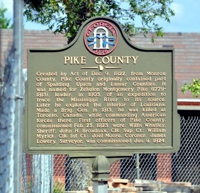 Pike County Marker image. Click for full size.