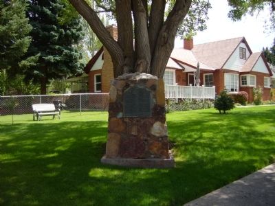 First School House and Council House in Iron County Marker image. Click for full size.