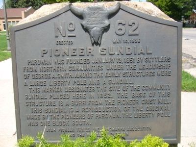 Pioneer Sundial Marker image. Click for full size.