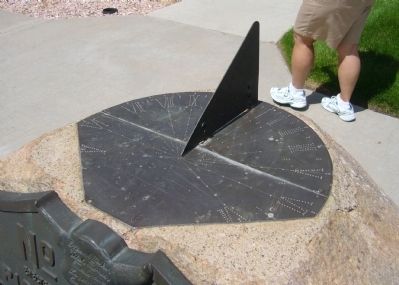 Pioneer Sundial Marker image. Click for full size.