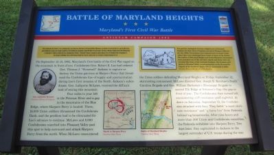 Battle of Maryland Heights Marker image. Click for full size.