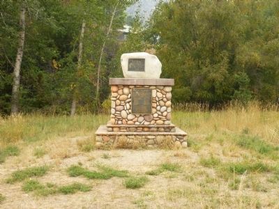 In commemoration of Old Toby the Shoshone Indian Marker image. Click for full size.
