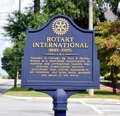 Rotary International Marker image. Click for full size.