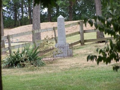 Jesse James gravestone image. Click for full size.