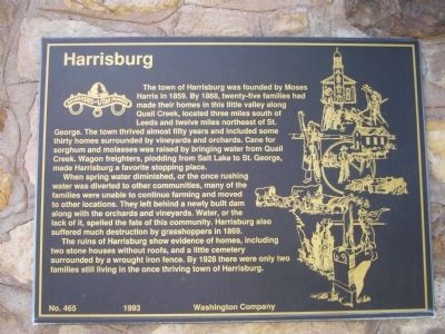Harrisburg Marker. Click for full size. Harrisburg Marker image. Click for full size.
