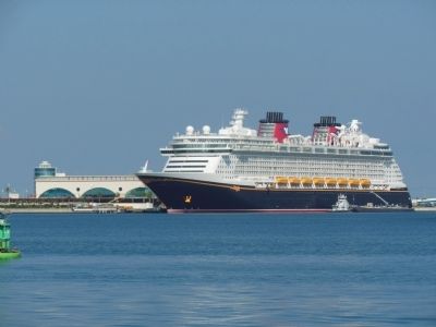 Disney Dream at Terminal 8 image. Click for full size.