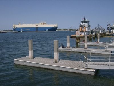 Grand Mark Cargo Ship Departing Port Canaveral image. Click for full size.
