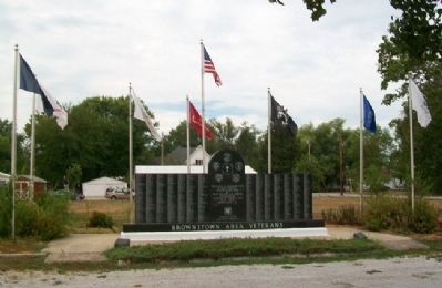 Brownstown Area Veterans Memorial image. Click for full size.