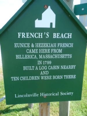 French's Beach Marker image. Click for full size.