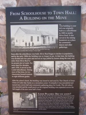 From Schoolhouse to Town Hall Marker image. Click for full size.