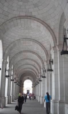 Union Station: west wing colonnade image. Click for full size.