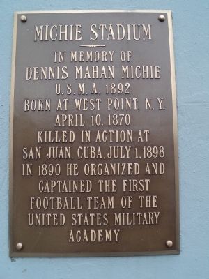 Michie Stadium Marker image. Click for full size.