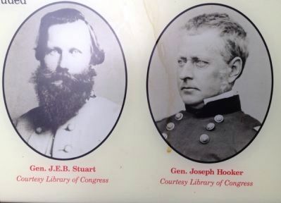 Generals Stuart and Hooker image. Click for full size.