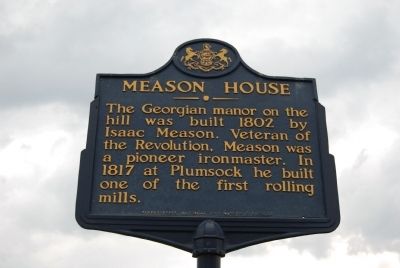 Meason House Marker image. Click for full size.