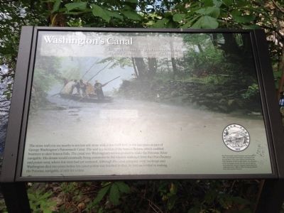 Washington's Canal Marker image. Click for full size.