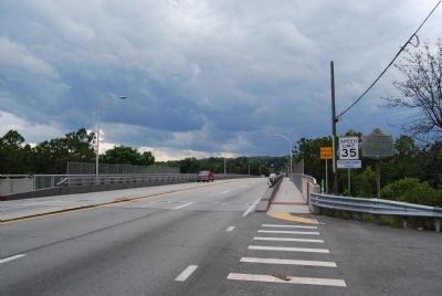 Connellsville Memorial Bridge Marker. Click for full size. Connellsville Memorial Bridge Marker image. Click for full size.