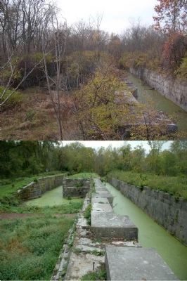 Lock 19 in 2005 & 2012 image. Click for full size.