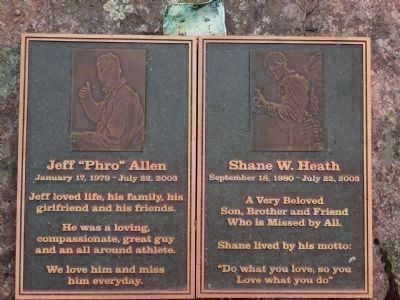 In memory of Jeff Allen and Shane Heath image. Click for full size.