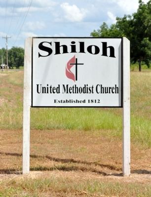 Shiloh United Methodist Church Sign image. Click for full size.