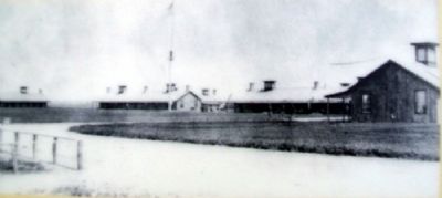 Enlisted Barracks Photo on Marker image. Click for full size.