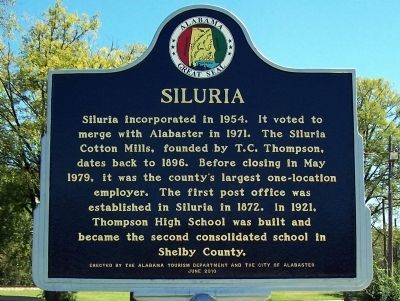 Siluria side of the marker. Click for full size. Siluria side of the marker image. Click for full size.