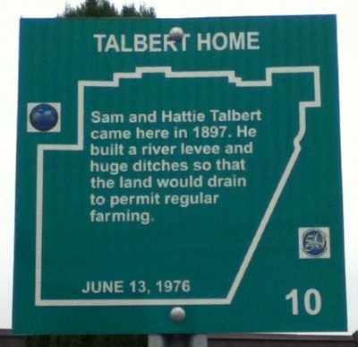 Talbert Home Marker image. Click for full size.