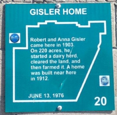 Gisler Home Marker image. Click for full size.