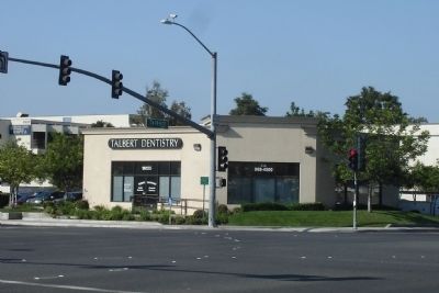 View of Fountain Valley Drive-In Marker. Click for full size. View of Fountain Valley Drive-In Marker image. Click for full size.
