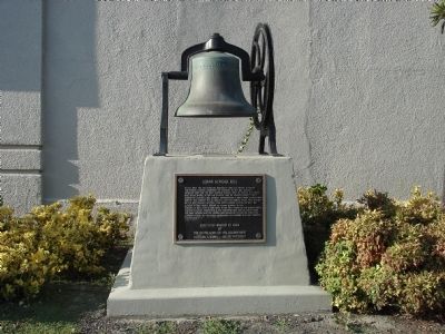 Loara School Bell image. Click for full size.