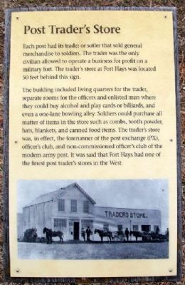 Post Trader's Store Marker image. Click for full size.