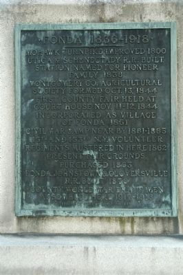 Fonda Marker. Click for full size. Fonda Marker image. Click for full size.