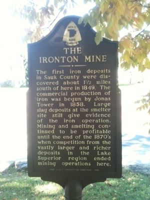 The Ironton Mine Marker image. Click for full size.