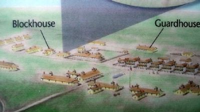 Post Surgeon's Quarters Diagram on Marker image. Click for full size.