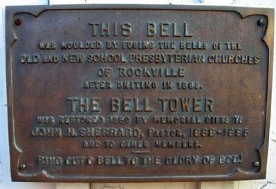 Two Bells molded into One Bell Marker image. Click for full size.