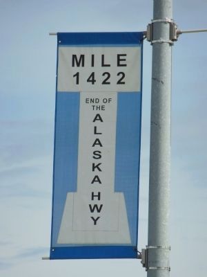 Mile 1422, north end of the Alaska Highway image. Click for full size.