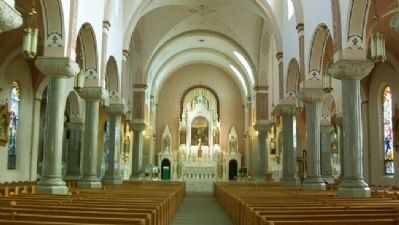 St. Fidelis Catholic Church Interior image. Click for full size.