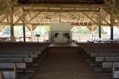 Little Texas Tabernacle interior image. Click for full size.