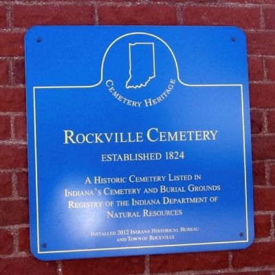Rockville Cemetery Marker image. Click for full size.