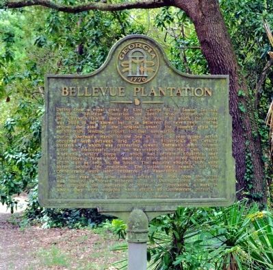 Bellevue Plantation Marker image. Click for full size.