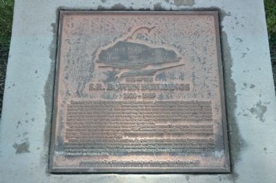 Site of the S.R. Bowen Buildings Marker image. Click for full size.