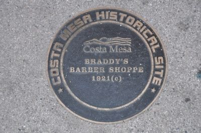 Braddy's Barber Shoppe Marker image. Click for full size.