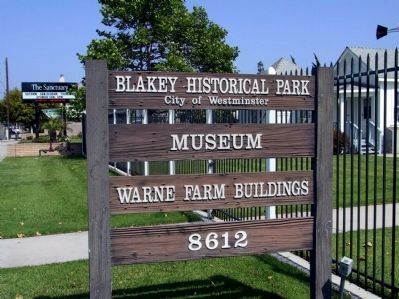 Blakey Historical Park Sign image. Click for full size.